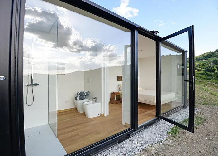 Сasa de vacaciones Respiro Glamping Private Retreat With Hot Tub