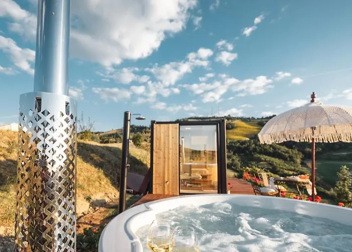 Ferienhaus Respiro Glamping Private Retreat With Hot Tub