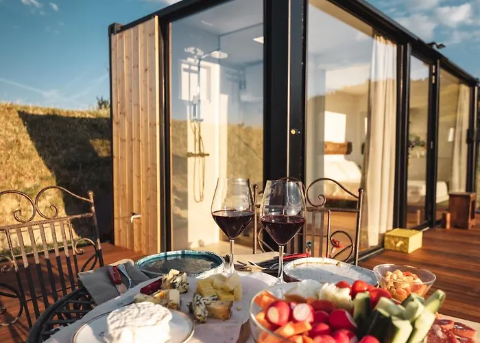 Сasa de vacaciones Respiro Glamping Private Retreat With Hot Tub