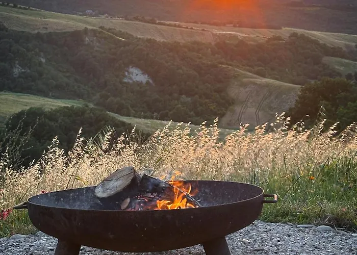 Respiro Glamping Private Retreat With Hot Tub Сasa de vacaciones Cesena
