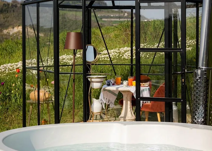 Ferienhaus Respiro Glamping Private Retreat With Hot Tub